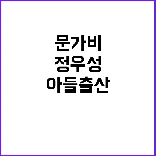 문가비 아들 출산 정우성이 아빠로 밝혀졌다!