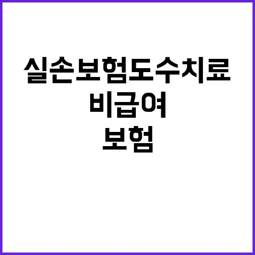 실손보험 도수치료 …