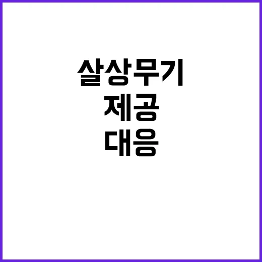 살상무기 제공 韓 …