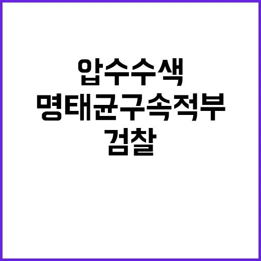 검찰 국민의힘 압수…