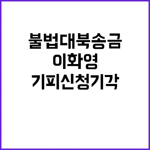 쌍방울 불법 대북송…