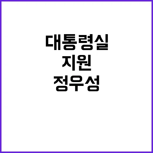 정우성 논란 대통령…