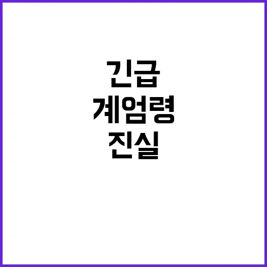 “계엄령 사실인가?…