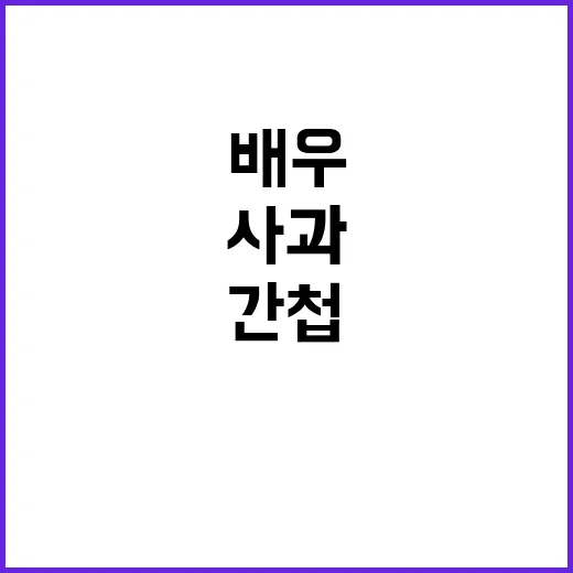 간첩 논란 배우의 …