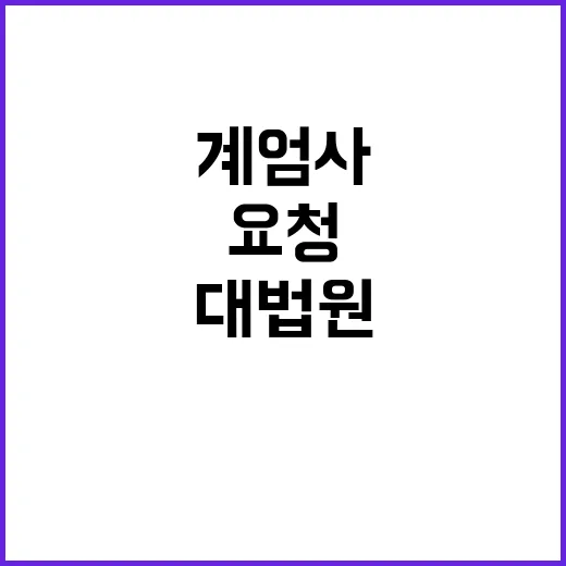 계엄사 법원 인력 …