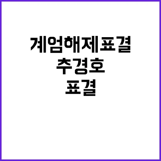 계엄해제 표결 당일…