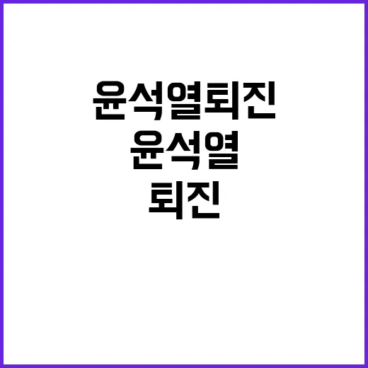 추미애 윤석열 퇴진…