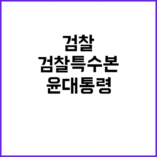 검찰 특수본 피의자 윤 대통령 겨냥할 수 있나?