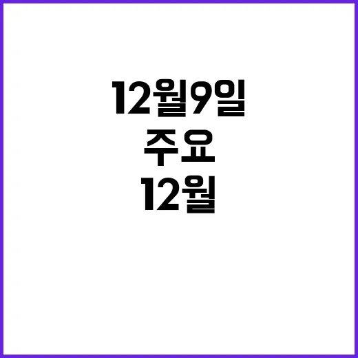 뉴스리뷰 12월 9…