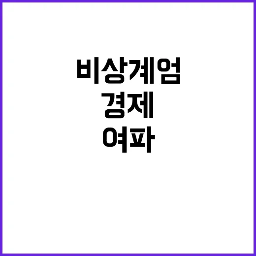 비상계엄 경제 여파…