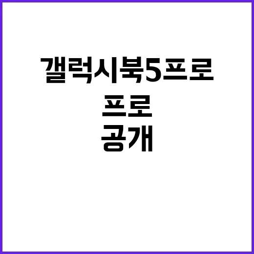 갤럭시 북5 프로 …