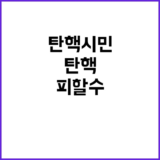 미래 위한 탄핵 시…