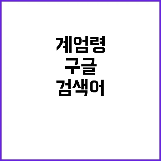 계엄령 구글코리아 …