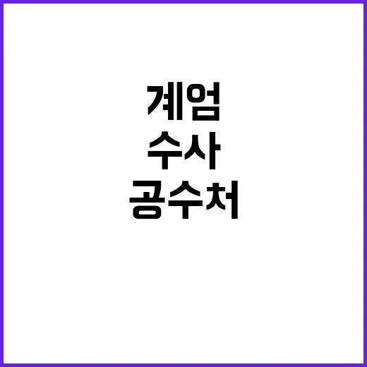 계엄 중복수사 공수…