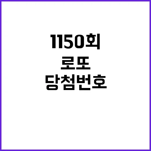 로또 1150회 당…