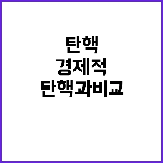 경제적 타격 과거 탄핵과 비교한 한의 경고!