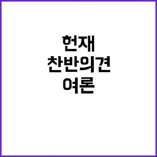 헌재 판단 여론 반…