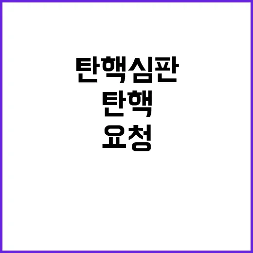 권력 탄핵심판 방해…