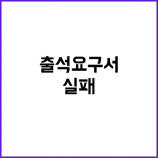 ‘수취인불명’ 사건…