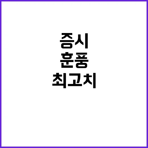 반도체 훈풍 나스닥…