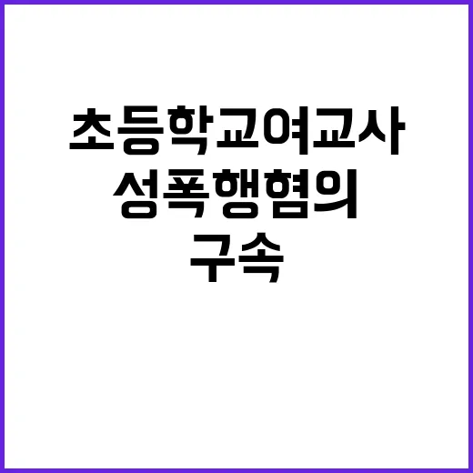 성폭행 혐의 초등학…