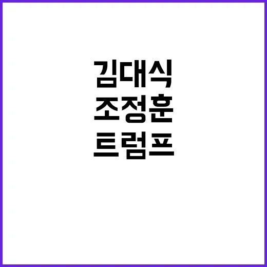 트럼프 취임식 무도회 여당 김대식·조정훈 참석!