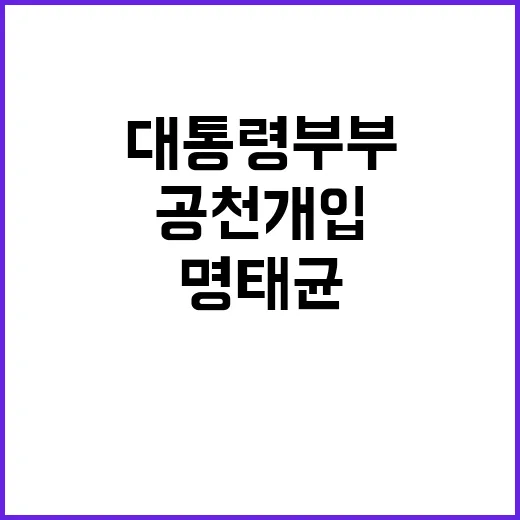 명태균 대통령 부부…