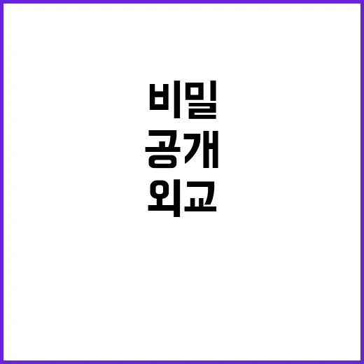 외교 중견국 마지막 퍼즐의 비밀 공개!