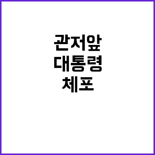 대통령 체포 용산 …