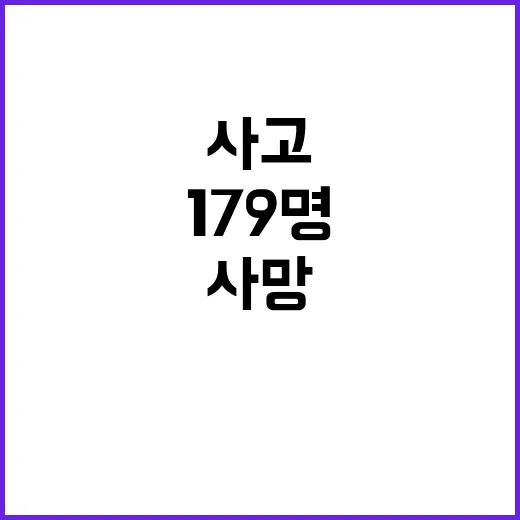 사망 179명 국내 항공사고 최대 비극의 진실!