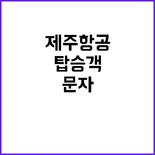 제주항공 탑승객 마지막 문자와 새의 비극!