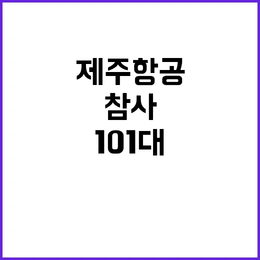 보잉 737800 제주항공 참사 운항 대수는 101대!