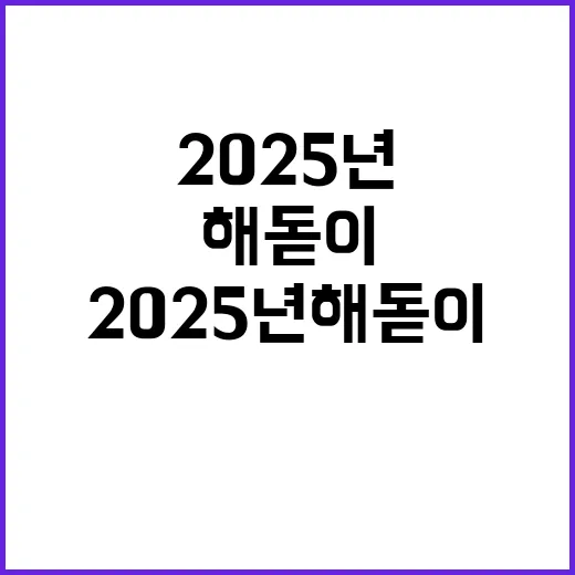 2025년 해돋이 독도에서 가장 먼저 만난다!