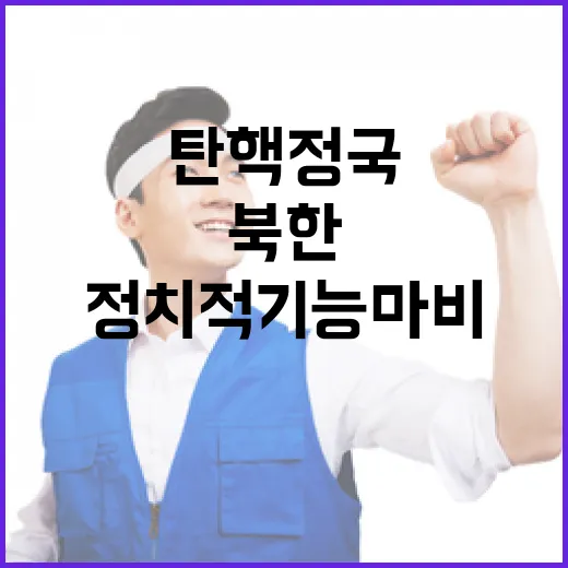 탄핵 정국 북한 발언 정치적 기능 마비 충격!