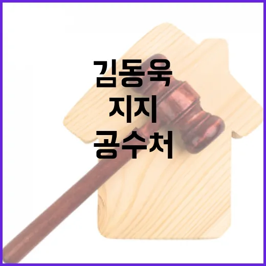 ‘김동욱 지지’ 공개 질문 공수처는 누구?