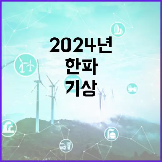 기상이변 2024년 시작부터 눈과 한파의 공습!