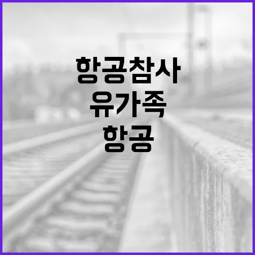 항공 참사 유가족의…