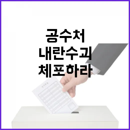 공수처 영장 내란 수괴 尹 체포하라!