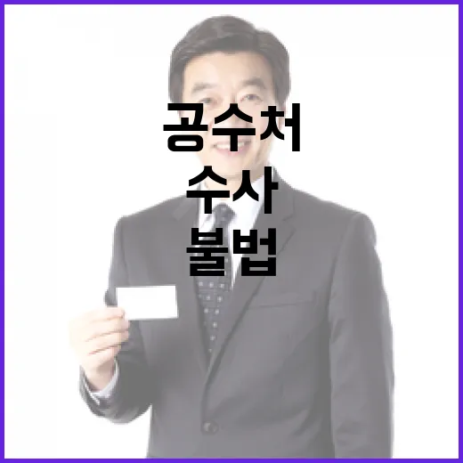 공수처 불법 수사 공격의 새로운 빌미 제공!