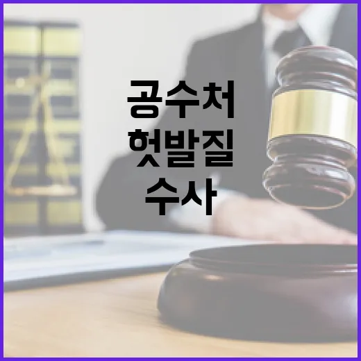 공수처 헛발질 수사 계속할까? 의혹 증폭!