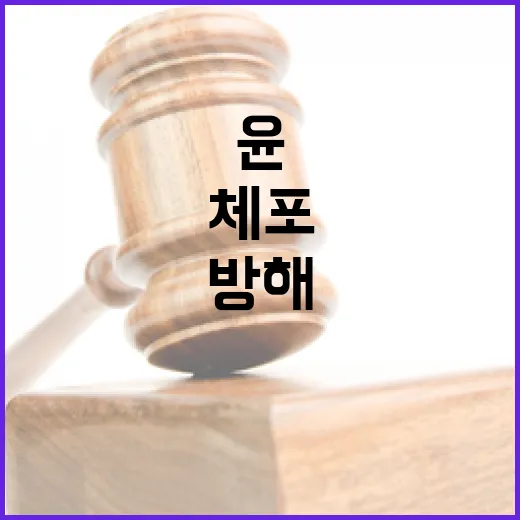 윤 체포 방해 경호처장 긴급 체포 소식 전해