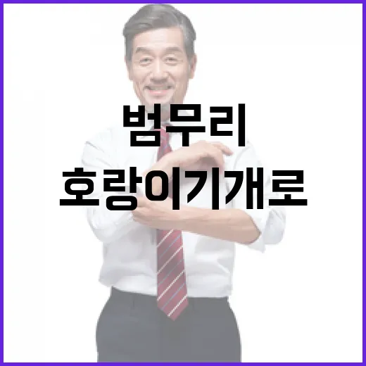 범무리 호랑이 기개로 윤석열을 몰아낸다!