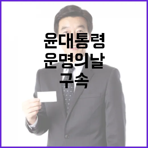 조국혁신당 윤 대통령 구속 심사 운명의 날!