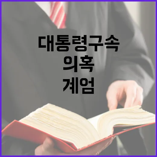 계엄 증거 윤 대통령 구속 반발과 의혹의 진실!