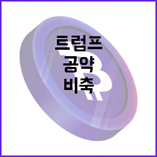 트럼프 디지털 자산 비축 공약 실현을 위한 신설!