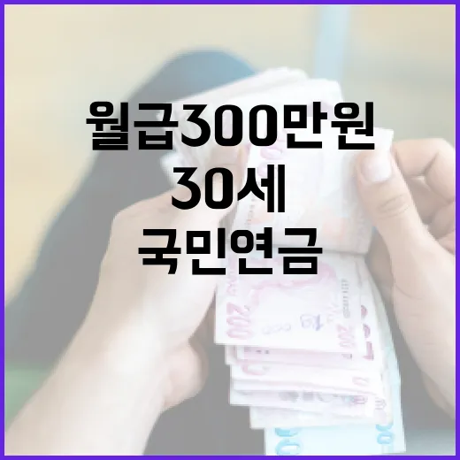 국민연금 30세 월…