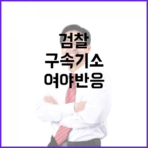 검찰 하청기관 구속기소 여야 반응은?