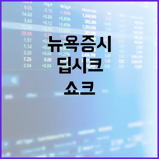 딥시크 쇼크 뉴욕증…