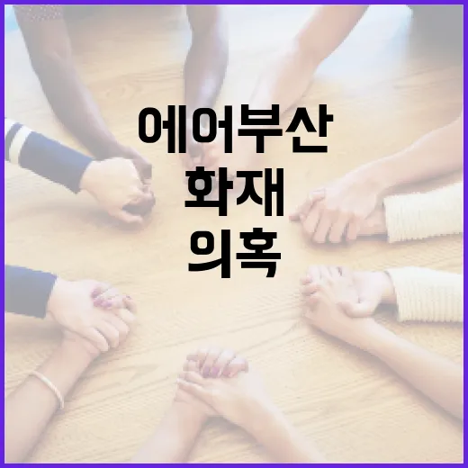 에어부산 화재 테러 의혹은 불식됐다!