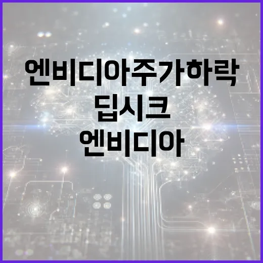 엔비디아 주가 하락 딥시크 여파로 위기 발생!